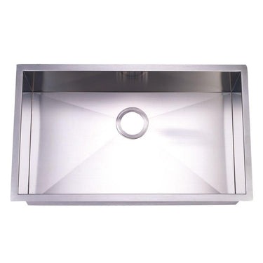 Gourmetier KUS321910BN Undermount Single Bowl Kitchen Sink Kitchen Sink Kingston Brass Default Title